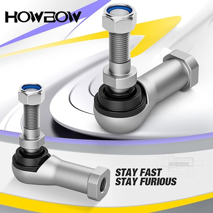 (B0BJF2FHQK) - Club Car Precedent Tie Rod End, 2PCS Right Left Golf Cart Ball Joint Accessories On Steering Gear Fits