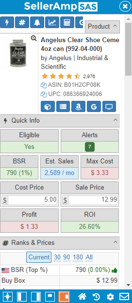 (B01H2CP08K) - Angelus Clear Shoe Cement, 4oz can (992-04-000)