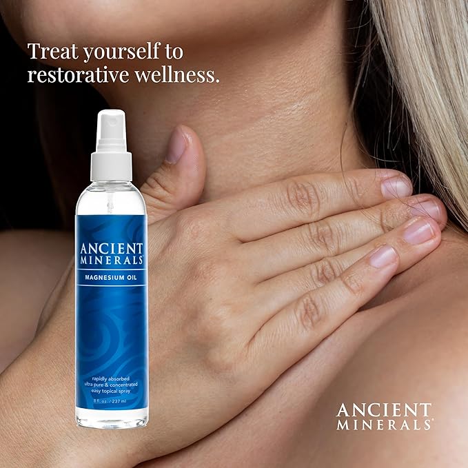 (B001AD0HL8) - Ancient Minerals Magnesium Oil Spray Bottle of Pure Genuine Zechstein Magnesium Chloride