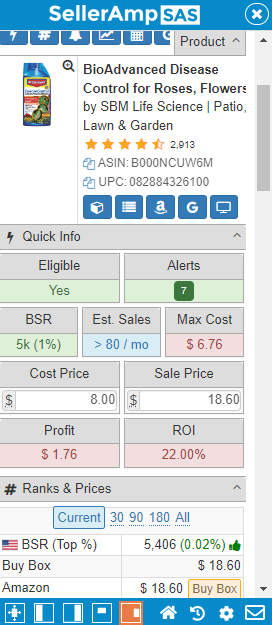 (B000NCUW6M) - BioAdvanced Disease Control for Roses, Flowers and Shrubs, Concentrate, 32 oz