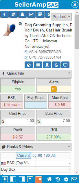 Dog Grooming Supplies, Dog Hair Brush, Cat Hair Brush, Pet Brush, Dog Bath Brush (Black)